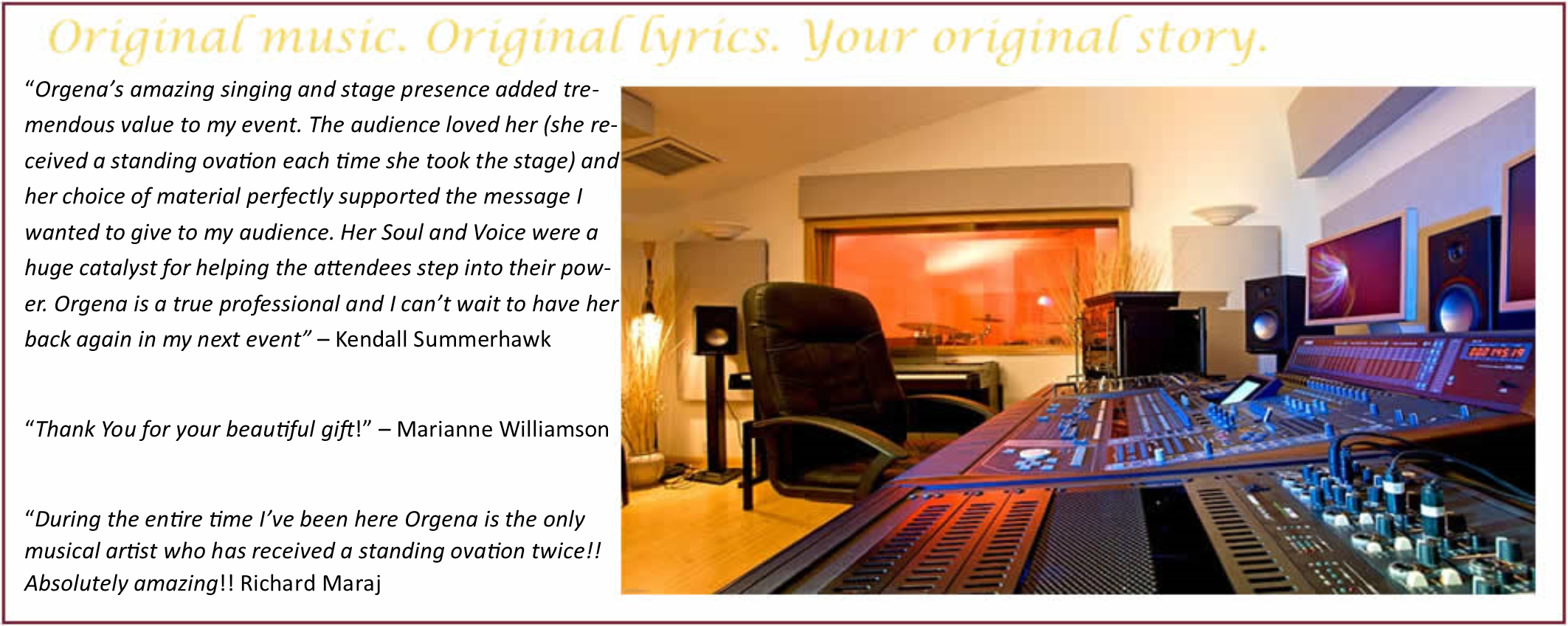 Signature songs